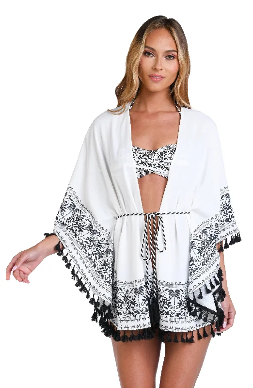 Sunshine 79 Ivory Coast Open Front Kimono