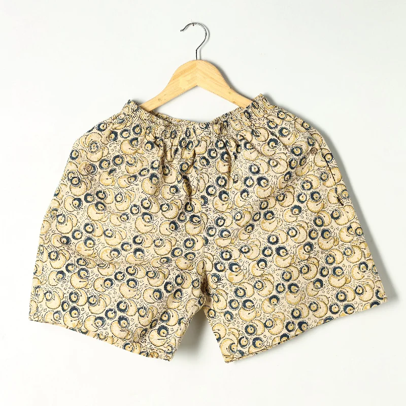 Kalamkari Block Printed Cotton Unisex Boxer/Shorts