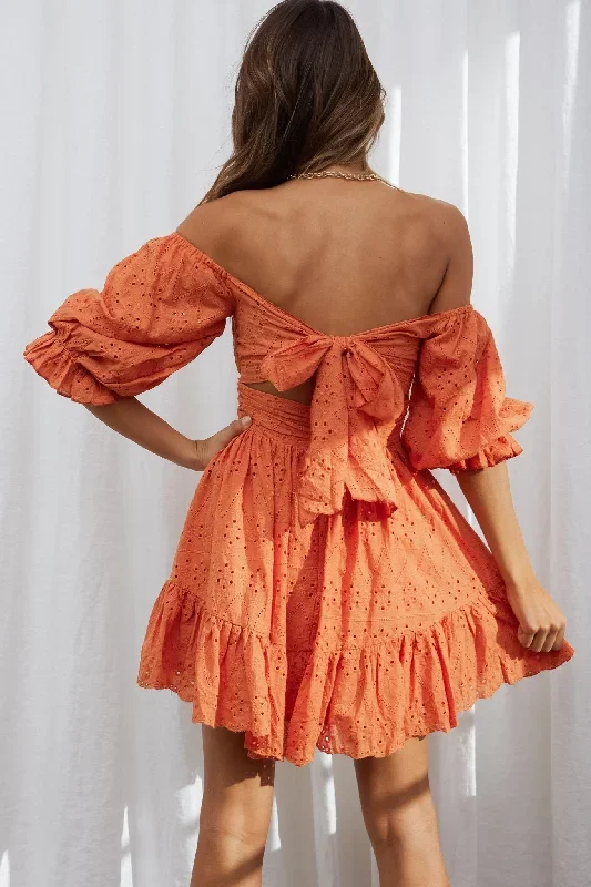 abby-off-shoulder-tie-up-back-dress-eyelet-embroidery-dress-orange