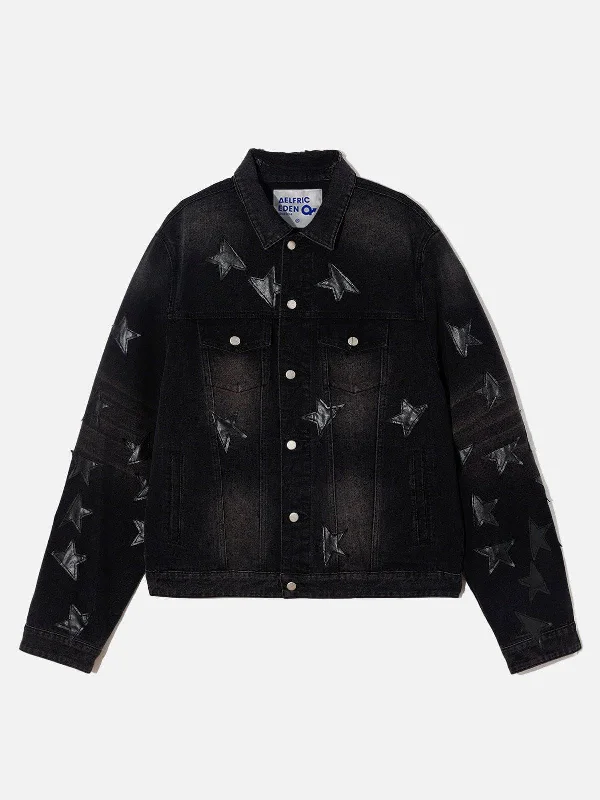 City Of Love Star Denim Jacket