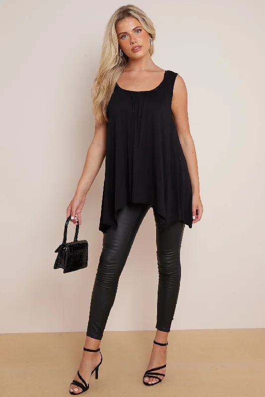 aftershock-london-black-sleeveless-top-with-asymmetric-hem