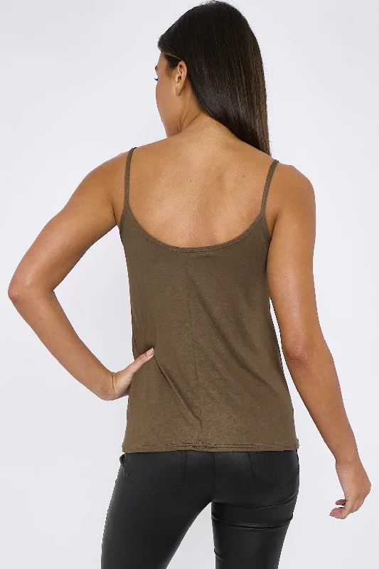 aftershock-london-khaki-cami-top