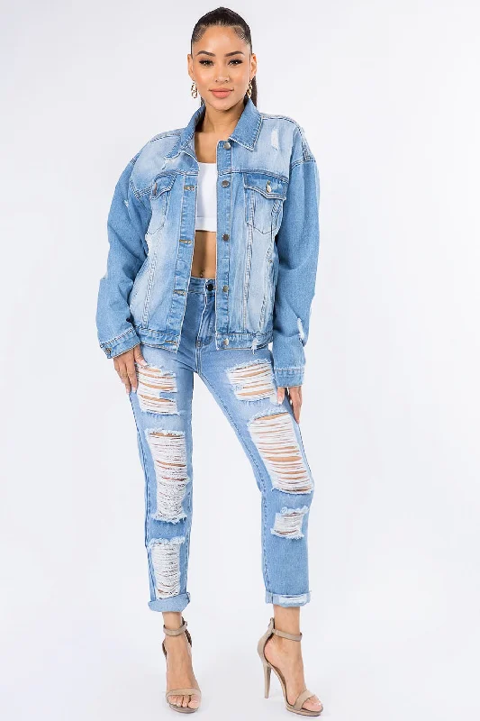 american-bazi-graphic-distressed-long-sleeve-denim-jacket