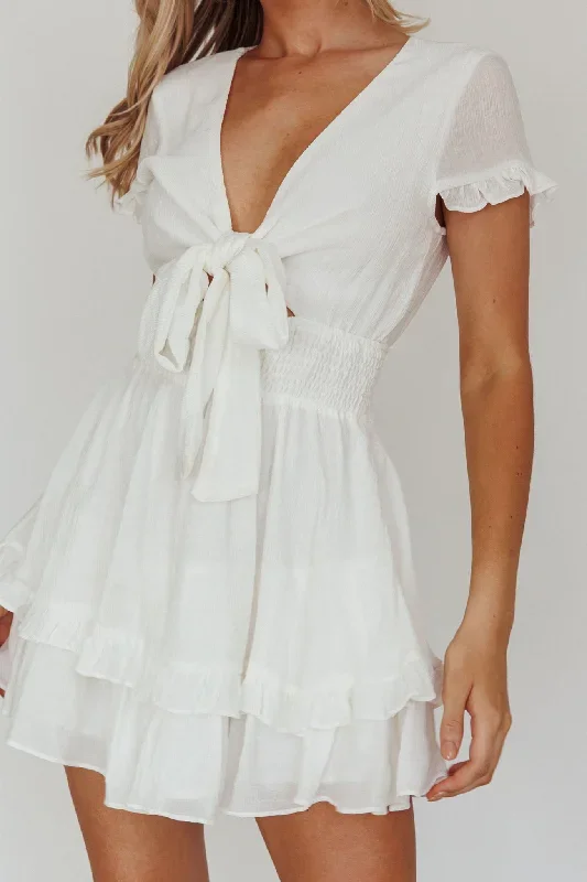 anthea-bow-tie-short-sleeve-frill-dress-white