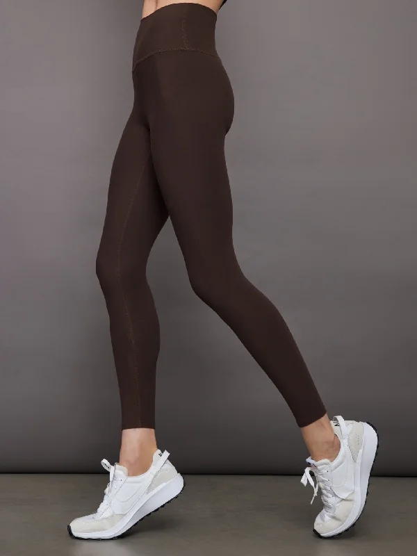 High Rise Legging in Melt - Dark Oak