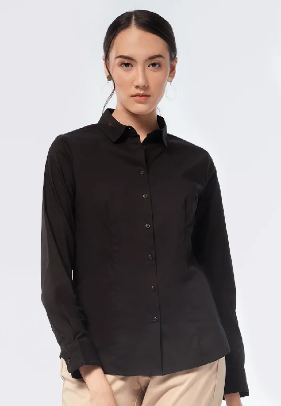 Basic Slim Fit Long Sleeve Shirt