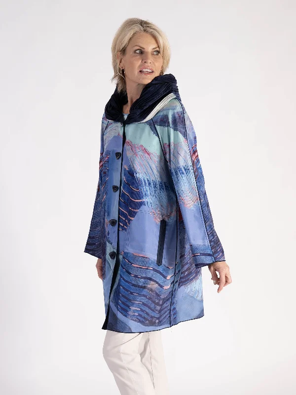 blue-multi-abstract-butterfly-print-reversible-raincoat