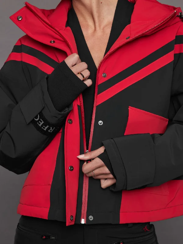 calea-short-ski-jacket-red