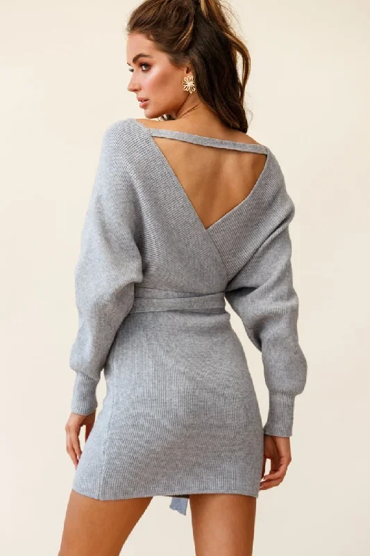 cameo-batwing-knit-dress-grey