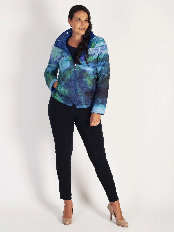 cobalt-blue-green-print-short-reversible-diamante-trim-quilted-jacket