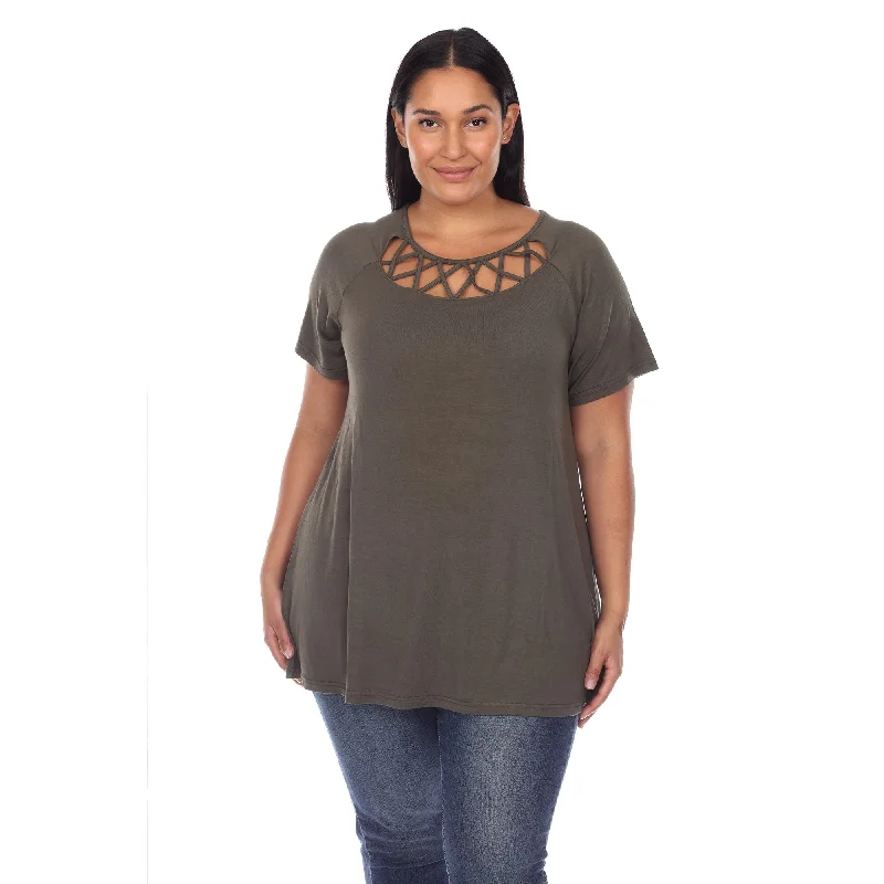 crisscross-cutout-short-sleeve-top-plus