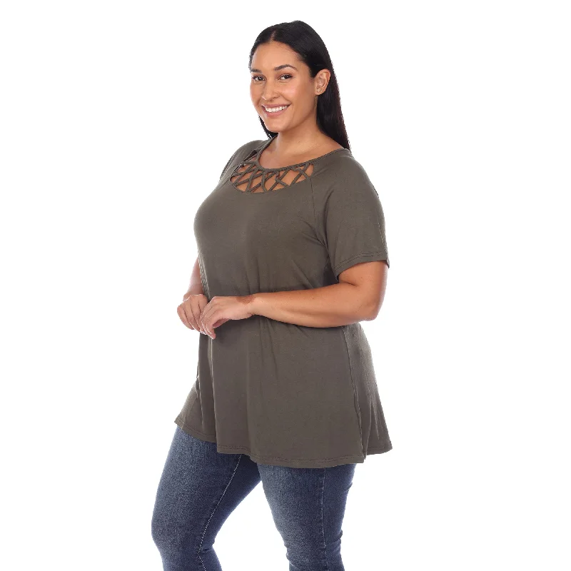 crisscross-cutout-short-sleeve-top-plus