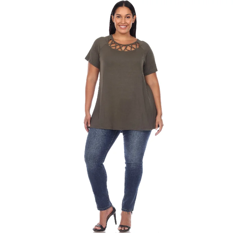 crisscross-cutout-short-sleeve-top-plus