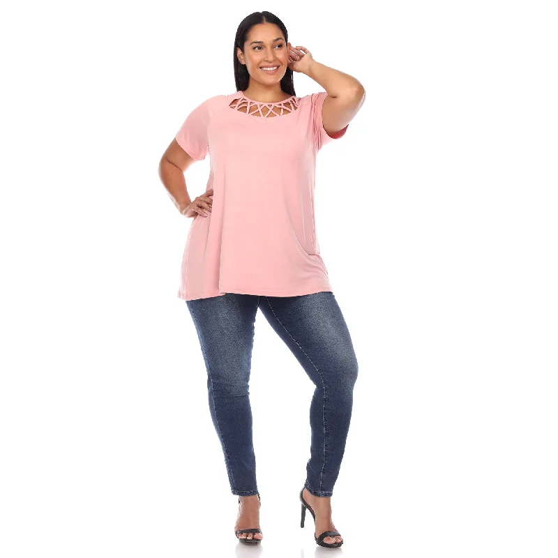 crisscross-cutout-short-sleeve-top-plus