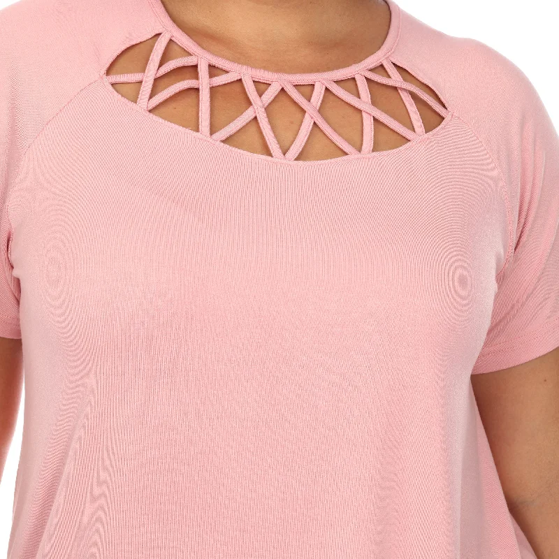 crisscross-cutout-short-sleeve-top-plus