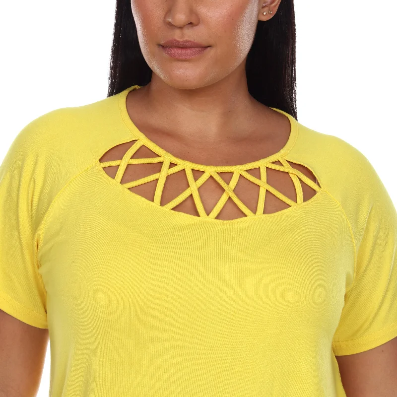 crisscross-cutout-short-sleeve-top-plus