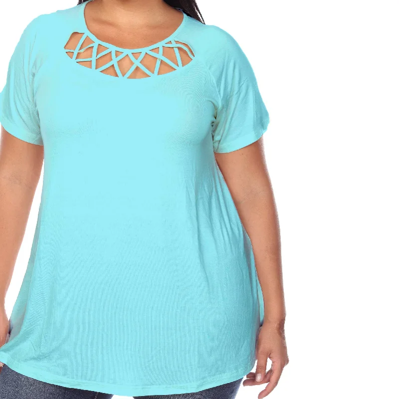 crisscross-cutout-short-sleeve-top-plus