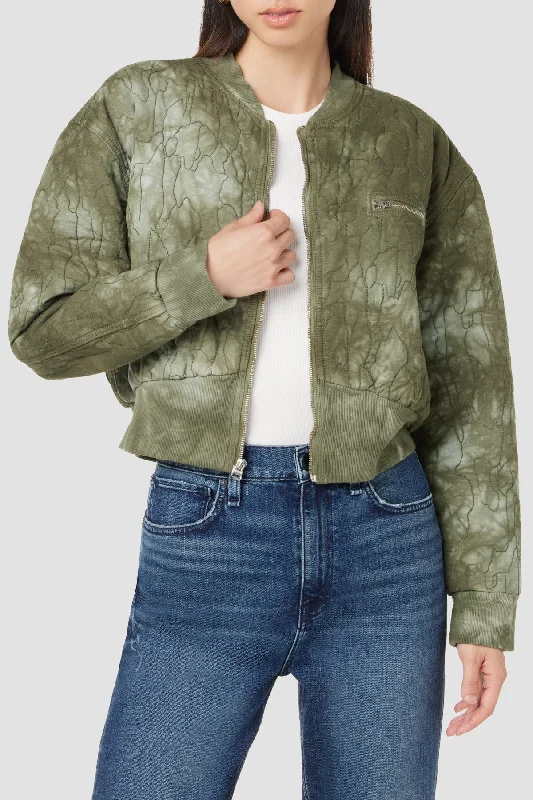 Cropped Bomber Jacket