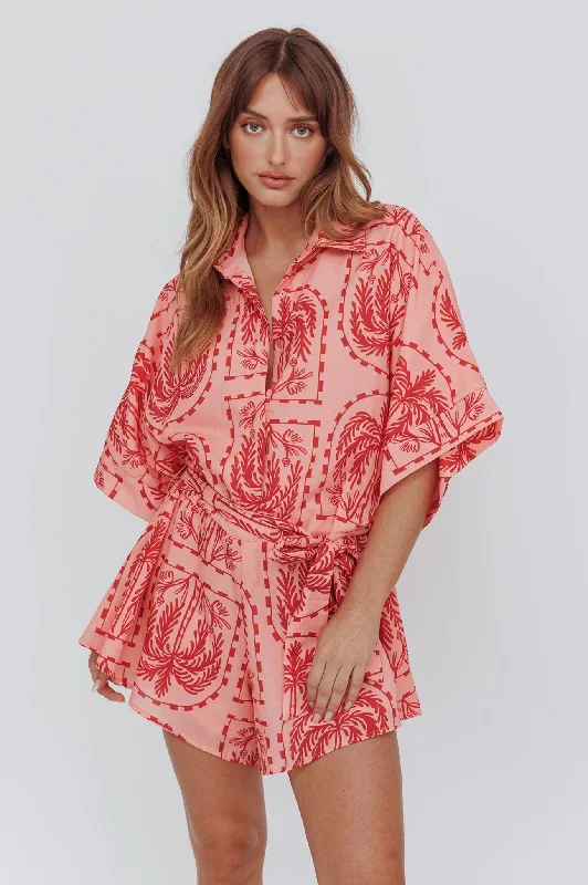 daytona-beach-button-up-romper-print-peach