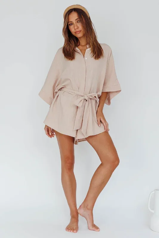 daytona-beach-button-up-romper-sand