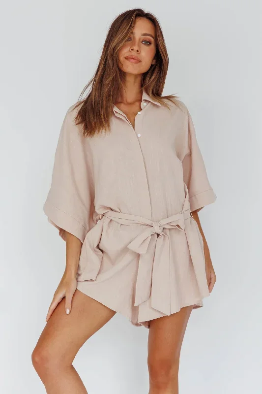 daytona-beach-button-up-romper-sand