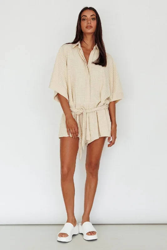 daytona-beach-button-up-romper-textured-beige