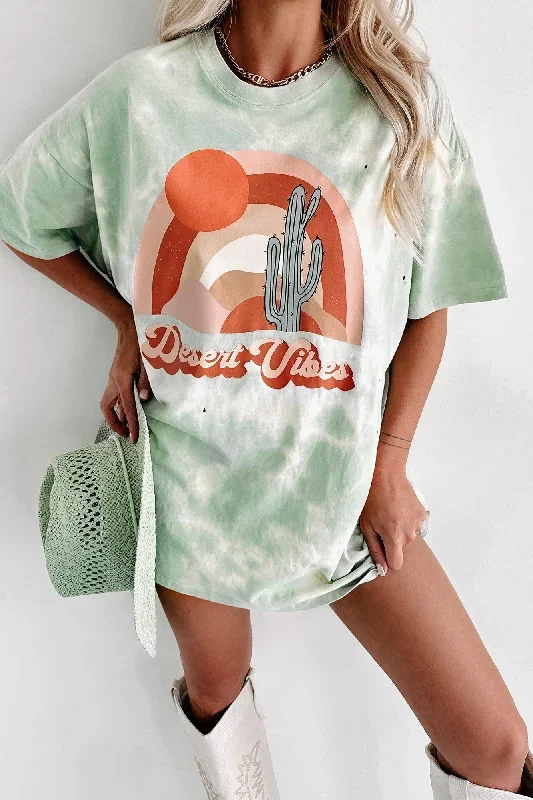 desert-dusk-oversized-distressed-tie-dye-graphic-t-shirt-pastel-green-print-on-demand