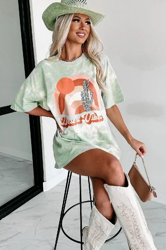 desert-dusk-oversized-distressed-tie-dye-graphic-t-shirt-pastel-green-print-on-demand