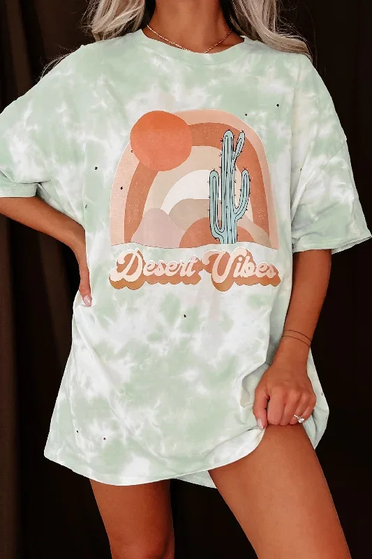 desert-dusk-oversized-distressed-tie-dye-graphic-t-shirt-pastel-green-print-on-demand