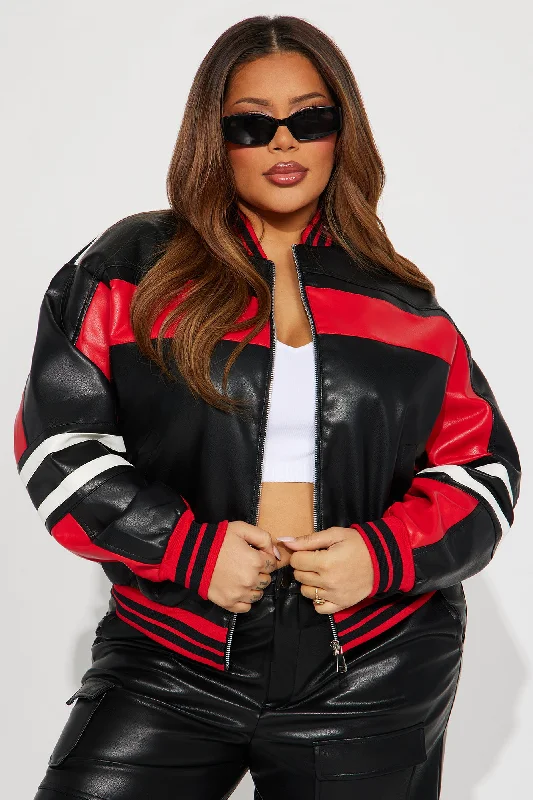 detroit-faux-leather-bomber-jacket-black-red