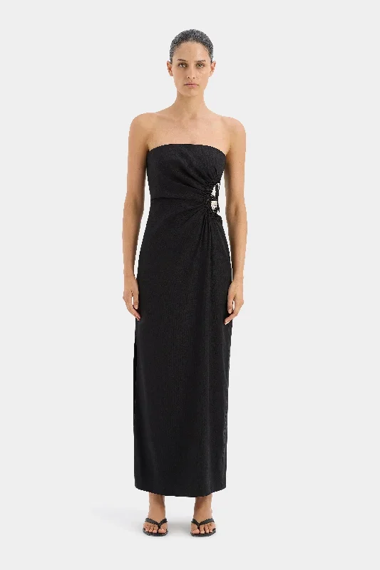 Dorian Strapless Midi Dress