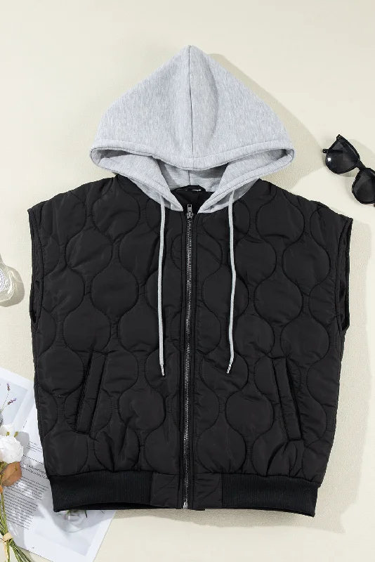 drawstring-zip-up-hooded-vest-coat