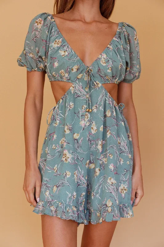 fancy-free-cut-out-waist-romper-floral-sage