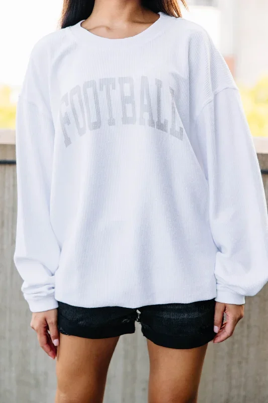 football-white-corded-graphic-sweatshirt