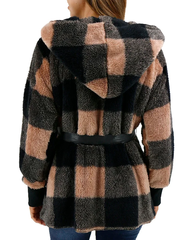 fuzzy-fleece-tan-black-buffalo-plaid-wrap-jacket