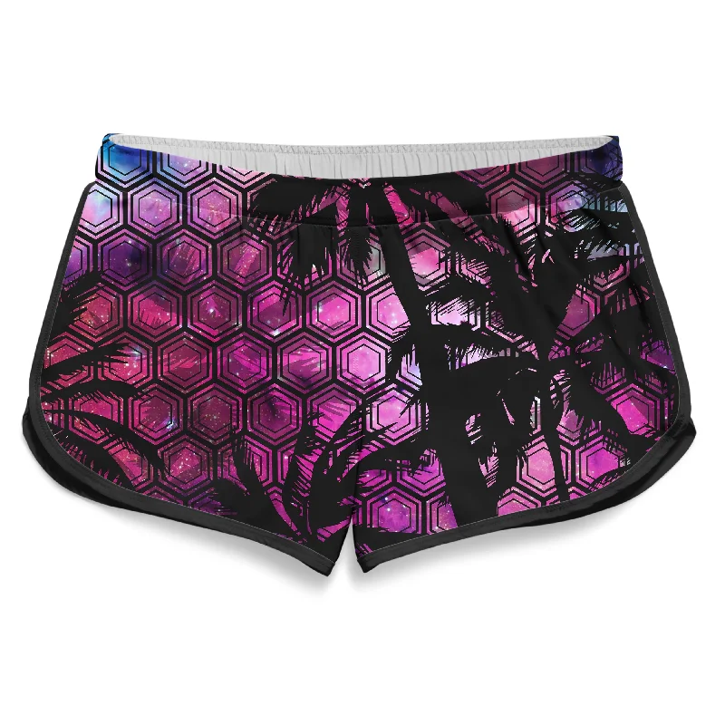 Galaxy In My Palm Women's Retro Shorts