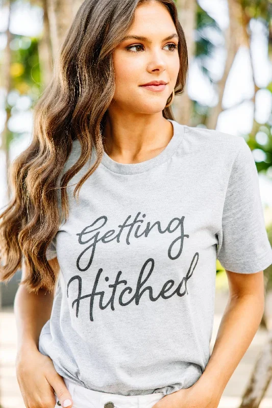 Getting Hitched Heather Gray Graphic Tee