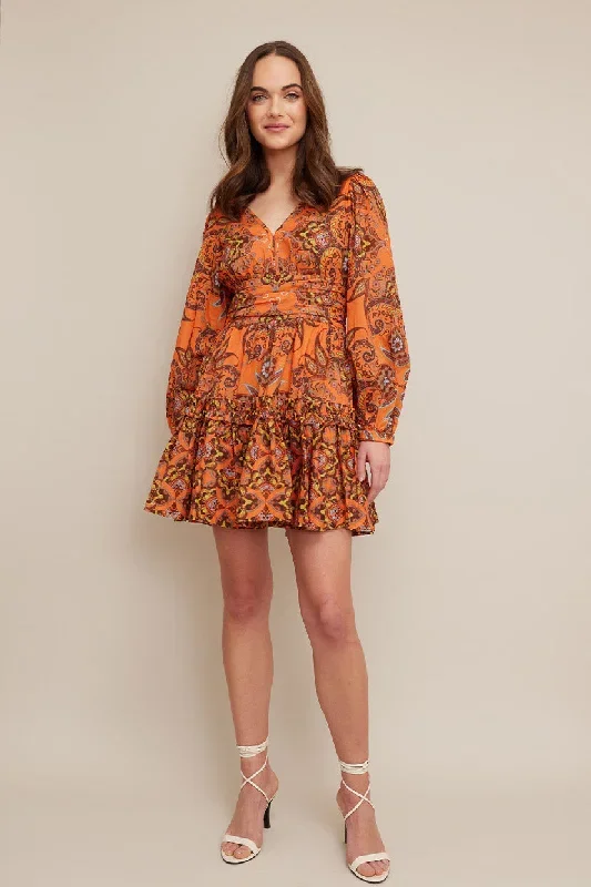 Nectarine Vintage Paisley