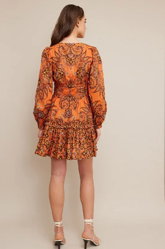 Nectarine Vintage Paisley