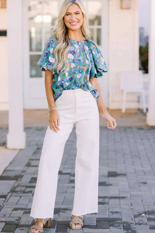 how-it-feels-teal-blue-floral-blouse