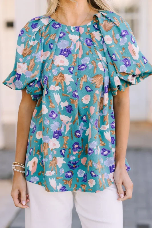 how-it-feels-teal-blue-floral-blouse