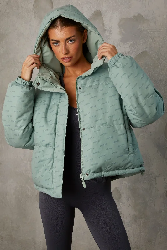 layer-up-reversible-puffer-with-repeat-logo-iceberg-green