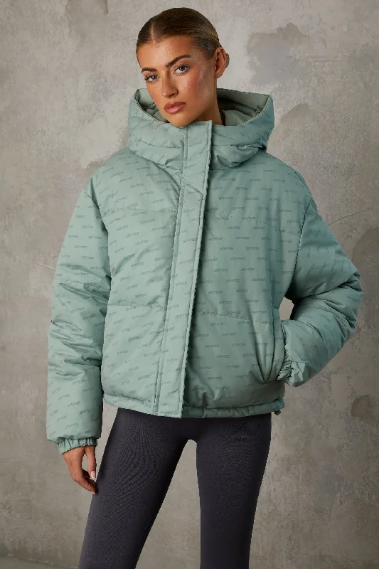 layer-up-reversible-puffer-with-repeat-logo-iceberg-green