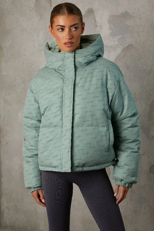 layer-up-reversible-puffer-with-repeat-logo-iceberg-green