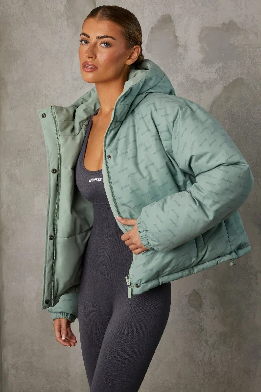 layer-up-reversible-puffer-with-repeat-logo-iceberg-green