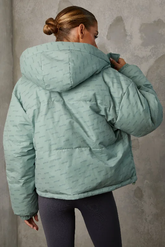 layer-up-reversible-puffer-with-repeat-logo-iceberg-green