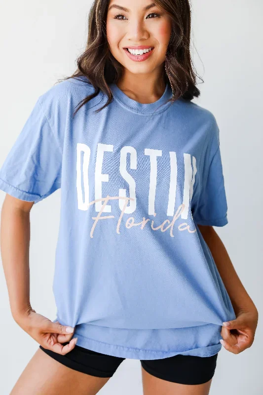 light-blue-destin-florida-script-tee