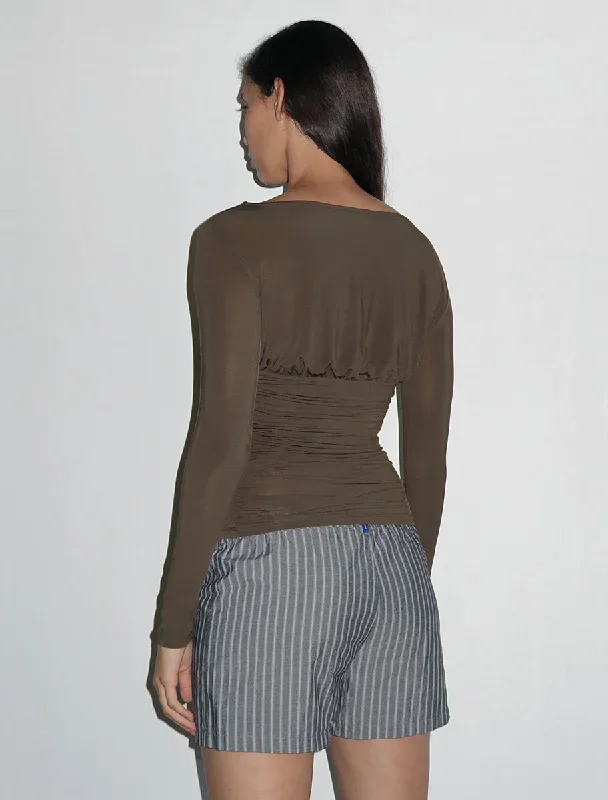 lil-delicate-sheer-long-sleeved-drape-top-brown