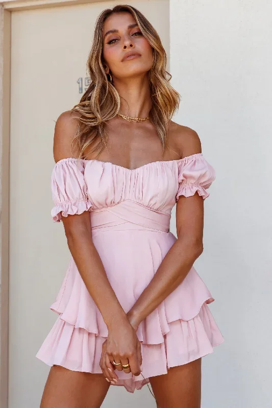 linka-off-shoulder-tie-back-romper-blush