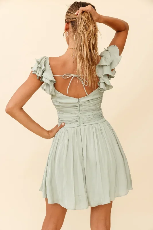 lola-ruffle-shoulder-ruched-dress-pistachio